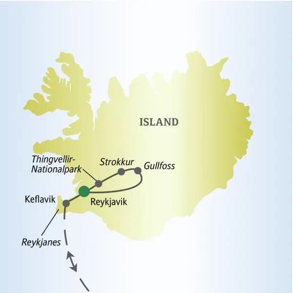 Auf unserer Silvester-Singlereise sehen wir nicht nur Reykjavik, sondern auch den Thingvellir-Nationalpark.