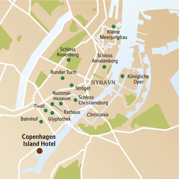 Auf unserer Städtereise nach Kopenhagen verbringen wir vier Nächte im zentral gelegenen Copenhagen Island Hotel.
