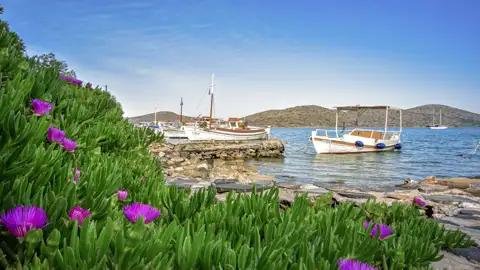 Auf unserer Studienreise Kreta mit Muße machen wir auch immer wieder in kleinen Hafenorten Station.