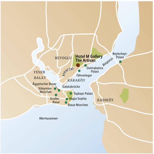 Entdecken Sie auf dieser CityLights-Städtereise Istanbul in fünf Tagen - mit Studiosus-Reiseleitung: von der Hagia Sophia bis zur Süleyman-Moschee, vom Sultanspalast bis zum Bosporus.