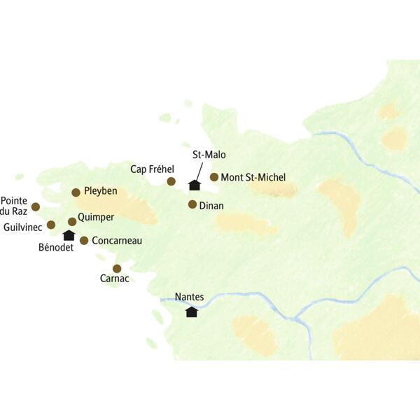 Entdecken Sie auf dieser Rundreise die Bretagne, den wilden Westen Frankreichs.
