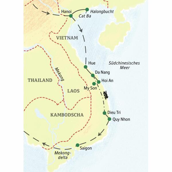 Bei dieser Studienreise durch vietnam erleben wir das Land von Nord nach Süd - preisgünstig durch eine etwas niedrigere Hotelqualität