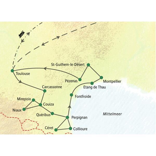 Unsere zehntägige Studienreise Languedoc-Roussillon nach Okzitanien macht Sie zwischen Toulouse und Montpellier mit dem Flair des französischen Südens vertraut.