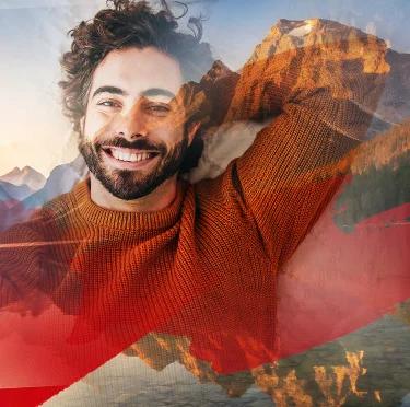 Mobile header background