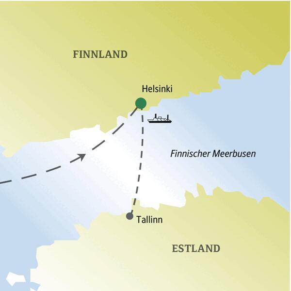 Eine Reise für Singles zu Silvester nach Helsinki, wo Sie viele Facetten von Finnlnads Hauptstadt kennenlernen.