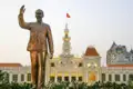 Der Volksheld Ho Chi Minh begegnet uns auf der Reise durch indochina nicht nur im vietnamesischen Saigon