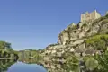 Bilderbuchlandschaft an der Dordogne: die Burg von Beynac