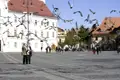 Auf unserer Rundreise durch Rumänien erkunden wir auch die Altstadt von Hermannstadt (Sibiu) und den Großen Platz,.
