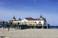 Auf unserer Gruppenreise mit Studiosus besuchen wir die historische Seebrücke Ahlbeck auf der Insel Usedom an der Ostsee.