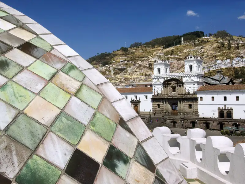Auf unserer Naturerlebnis-Studienreise durch Ecuador besuchen wir auch die Hauptstadt Quito und deren Altstadt (UNESCO-Welterbe).