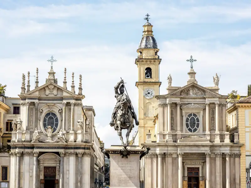 Auf unserer Rundreise durch das Piemont besuchen wir auch Turin, die Hauptstadt der Region mit ihrer wunderschönen Altstadt.