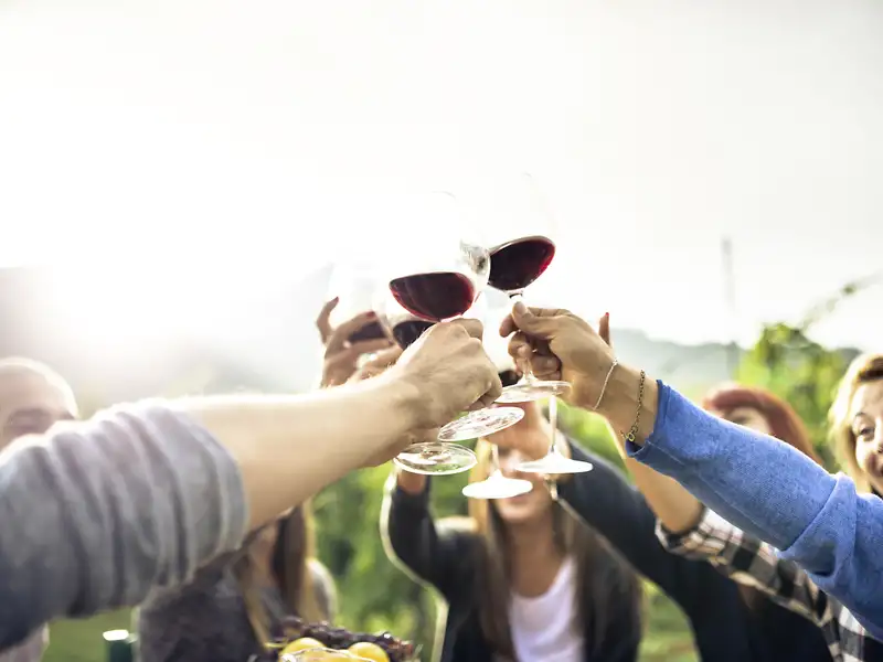 Stoßen wir mit sizilianischem Wein auf unsere Rundreise zu den Äolischen Inseln an!