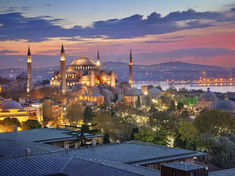 Die Hagia Sophia - nur eines von vielen Highlights auf unserer Städtereise in der Gruppe nach Istanbul.