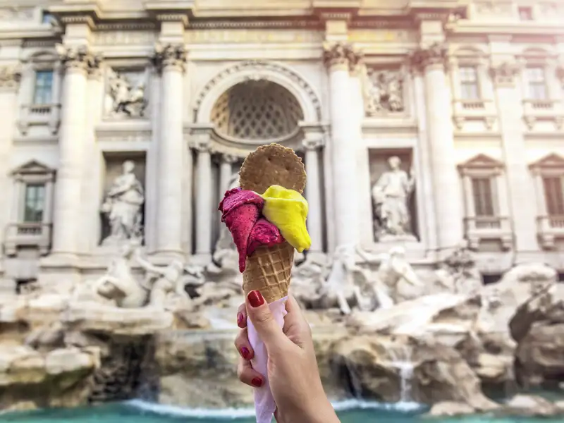 Liebhaber italienischer Eissorten kommen auf unserer Städtereise nach Rom voll auf ihre Kosten - das dortige Gelato ist einfach köstlich!