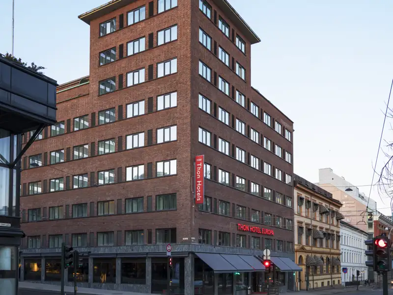 Die Basis unserer fünftägigen Städtereise nach Oslo ist das charmante und zentral gelegene Thon Hotel Europa.