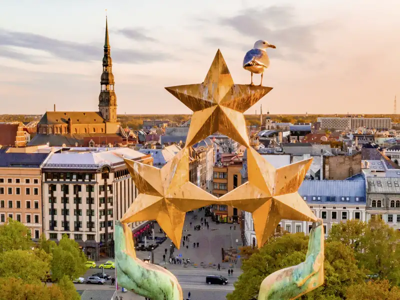Auf unserer Studiosus-Reise durch die baltischen Länder kommen wir auch nach Riga, die Haupstadt Lettlands.