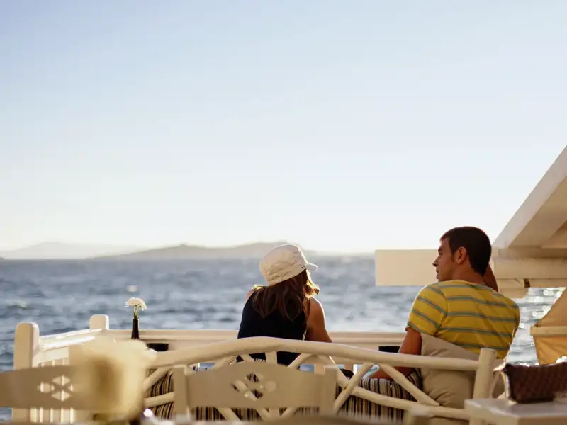 Gemeinsam passen wir uns während unserer Singlereise auf Korfu dem griechisch-entspannten Lebensstil an.