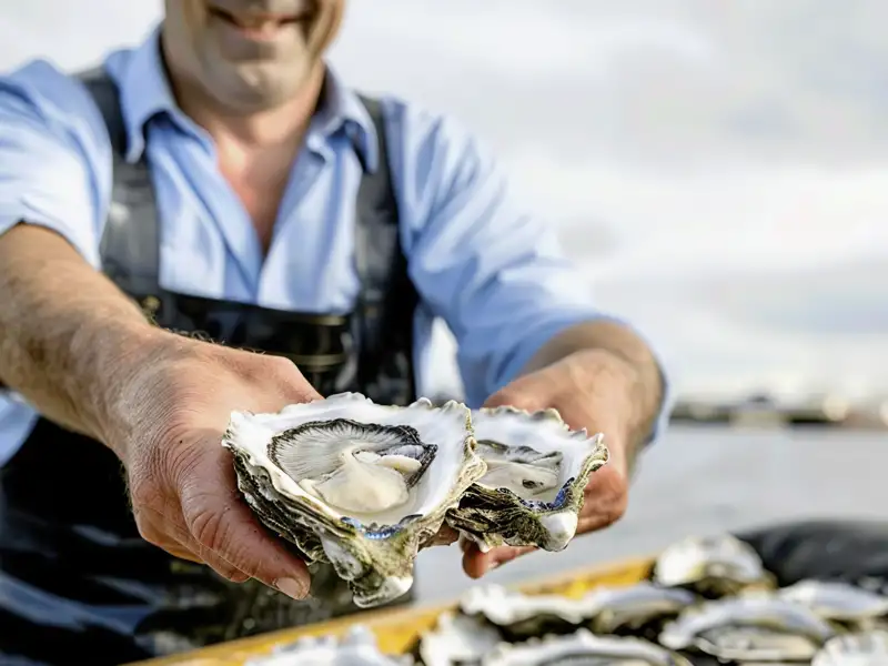 Wie das Meer der Bretagne schmeckt? Das probieren wir während unserer Singlereise in die Bretagne am besten vor Ort in Form von frischen Austern!