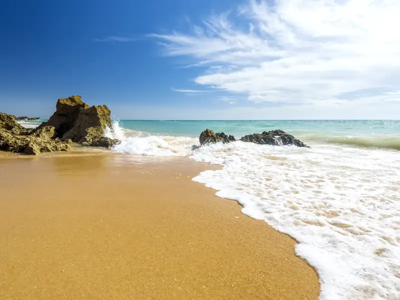 Nach dem Besuch der ältesten Stadt Westeuropas, Cádiz, steuern wir auf unserer Rundreise durch Andalusien die kilometerlangen Sandstrände der Costa de la Luz an.