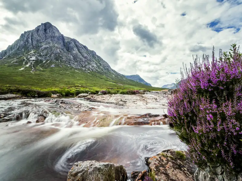 Ein Highlight unserer Rundreise für Singles und Alleinreisende durch Schottland: der Aufenthalt in den schottischen Highlands mit ihrer atemberaubenden Natur.