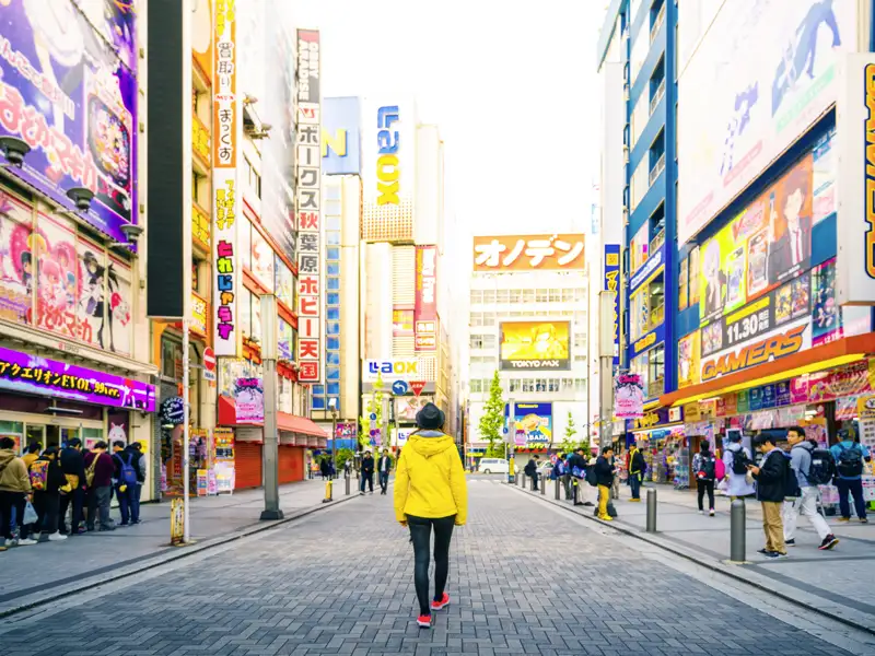 Auf unserer Reise für Singles und Alleinreisende durch Japan entdecken wir auch Tokio.