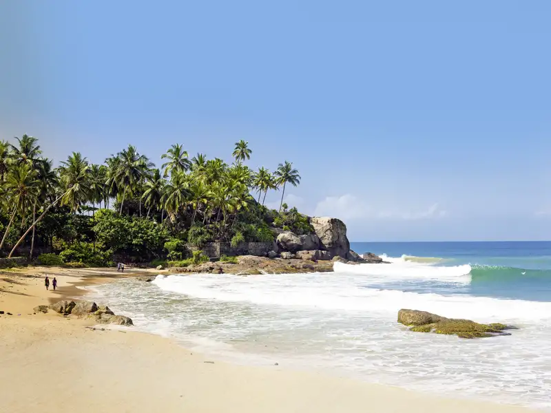 Auf unserer Rundreise durch Sri Lanka bleibt natürlich auch Zeit für den Strand und das Meer.