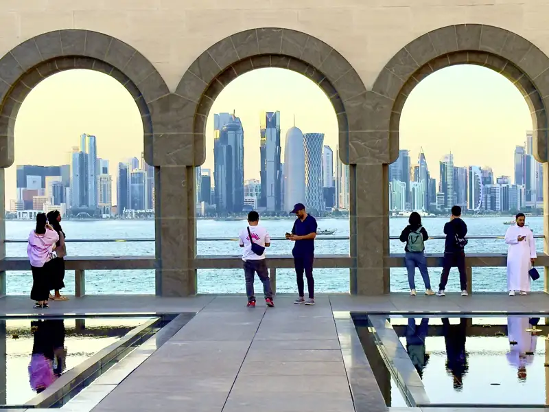 Unsere Studienreise nach Bahrain, Saudi-Arabien und Katar zeigt uns einige der schönsten Museen der arabischen Welt, hier das Museum für Islamische Kunst in Doha.