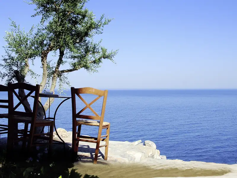 Auf unserer Griechenland-Rundreise in kleiner Gruppe bleibt auch Zeit für Entspannung.