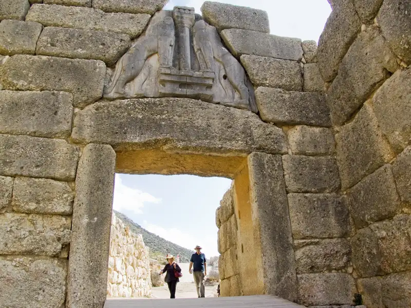 Mykene mit dem berühmten Löwentor aus der Antike ist eine Station auf unserer Studiosus-Rundreise durch Griechenland.