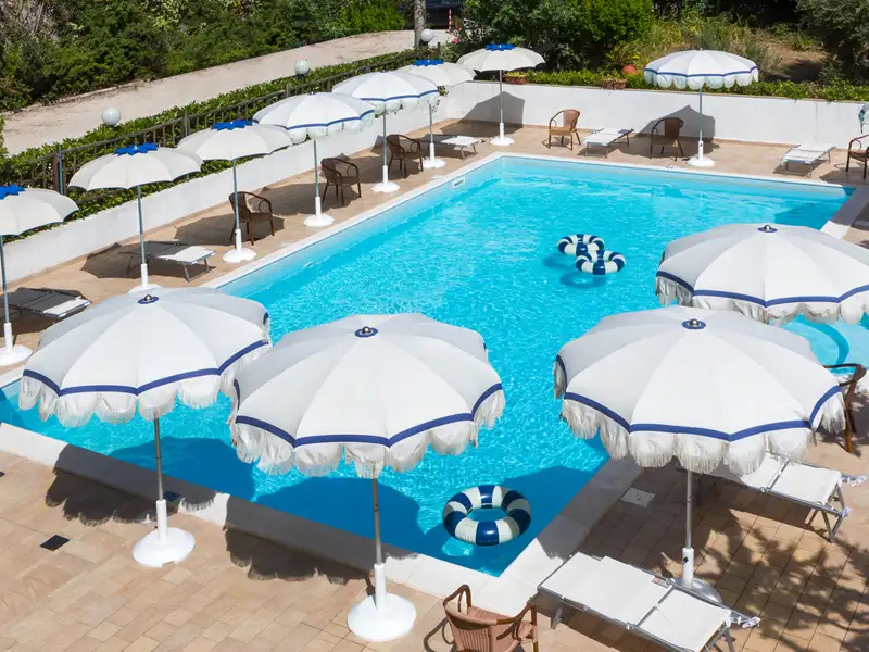 Unser Hotel in den Marken: Das Hotel Murè in Numana lädt zu einer kleinen Erholungspause ein.