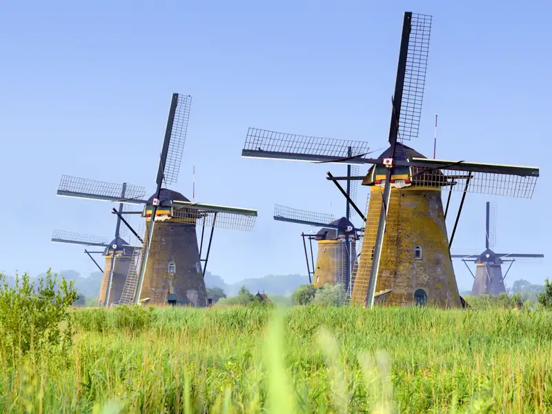 Auf unserer smart&small-Rundreise durch die Niederlande wollen wir natürlich auch die traditionellen Windmühlen sehen. In Kinderdijk haben wir auf einer Bootsfahrt die Gelegenheit dazu und treffen sogar eine Holländerin, die im Dorf lebt.