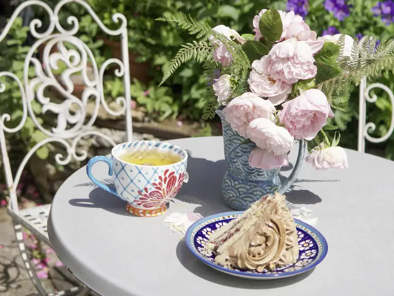 Auf unserer Gruppenreise nach Cornwall haben wir immer auch Zeit für eine Tasse Tee!