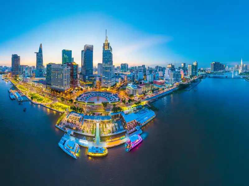 Unsere 16-tägige Studienreise nach Vietnam führt uns auch nach Saigon, eine faszinierende Stadt, die uns viele Möglichkeiten zur Erkundung bietet.