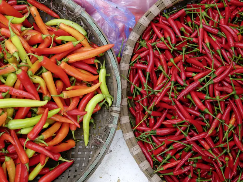 Die Küche Vietnams ist vor allem durch die Chillischoten so schmackhaft