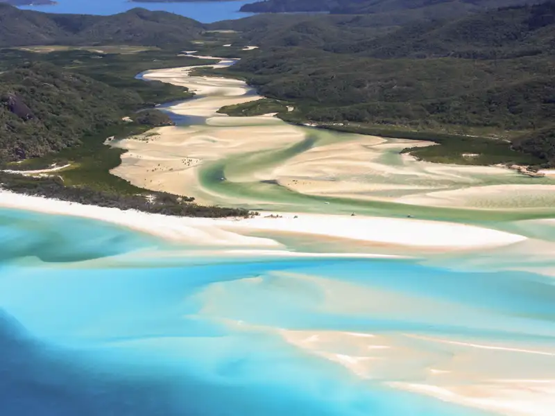 Auf unserer 23-tägigen Naturerlebnis-Studienreise zu den Naturwundern Australiens sehen wir viele Wälder, Strände und Flüsse.