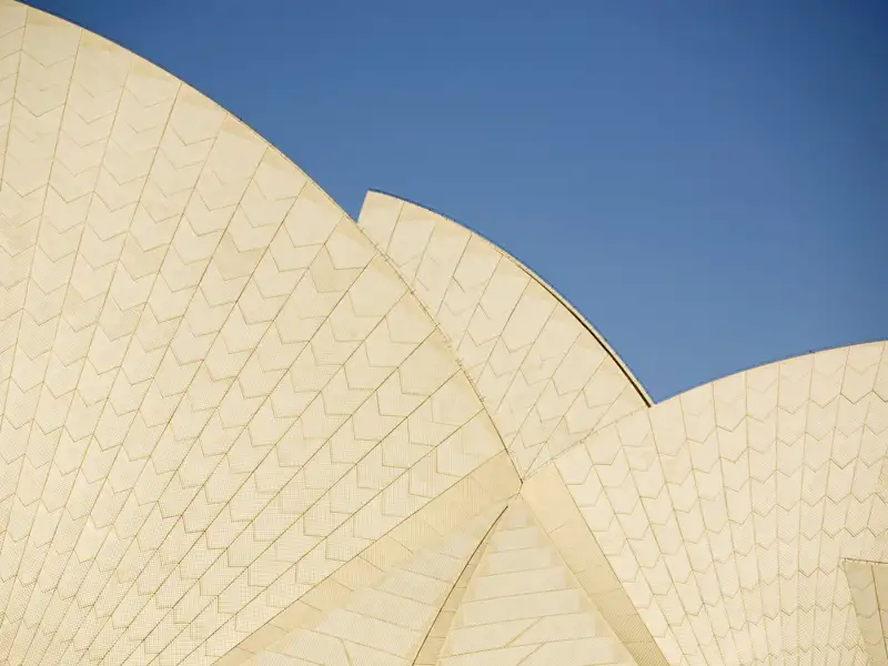 Auf unserer Naturerlebnisreise zu den Naturwundern Australiens kommen auch die Kultur und Architektur nicht zu kurz. Natürlich gehört ein Besuch im weltberühmten Opernhaus von Sydney zum Programm.