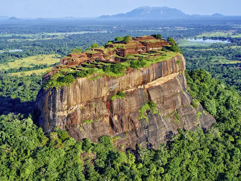 Wir klettern natürlich auch auf den Löwenfelsen von Sigiriya. Ein Highlight unserer Familienreise nach Sri Lanka.