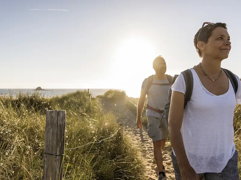 Auf unserer Wander-Studienreise in die Bretagne zwischen Menhiren und Meer erkunden wir auch die mal wilden, mal lieblichen Küstenlandschaften am Atlantik.