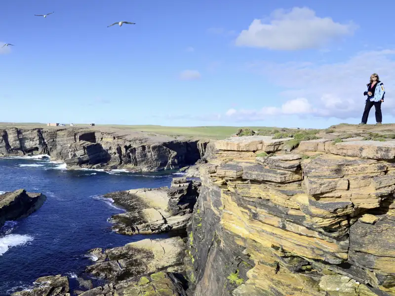 Auf unserer Schottlandreise mit Orkney und Shetland machen wir auch Station auf der Hauptinsel des Orkney-Archipels.