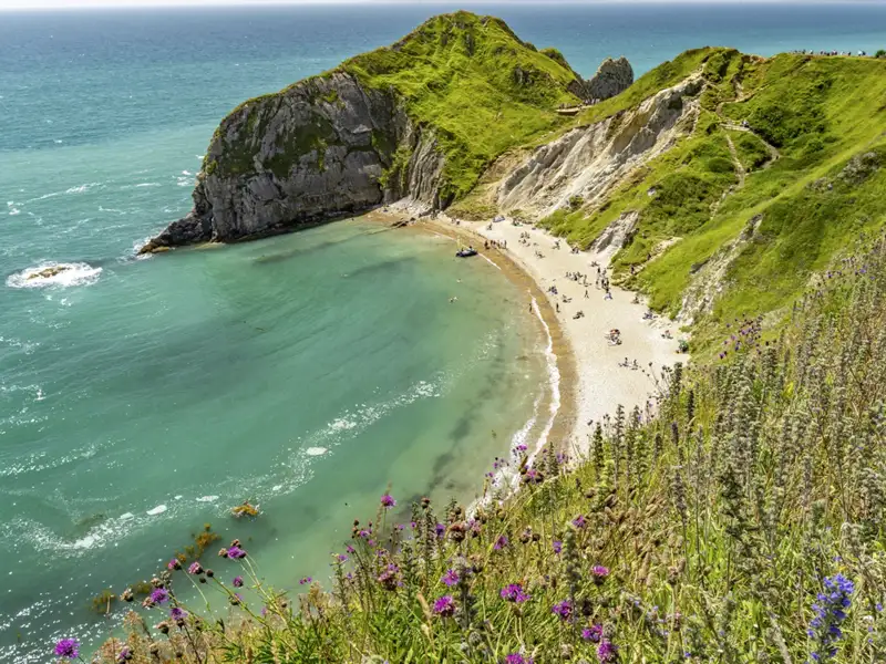 An den wildesten Steilküsten führt unsere Rundreise durch Südengland vorbei.
