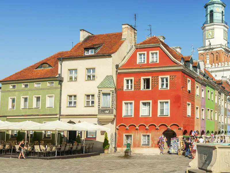Unsere zehntägige Studienreise durch Polen führt uns zu Beginn nach Poznan (Posen). Bei einem Spaziergang können Sie die Altstadt mit dem Rathaus im Renaissancestil erkunden.