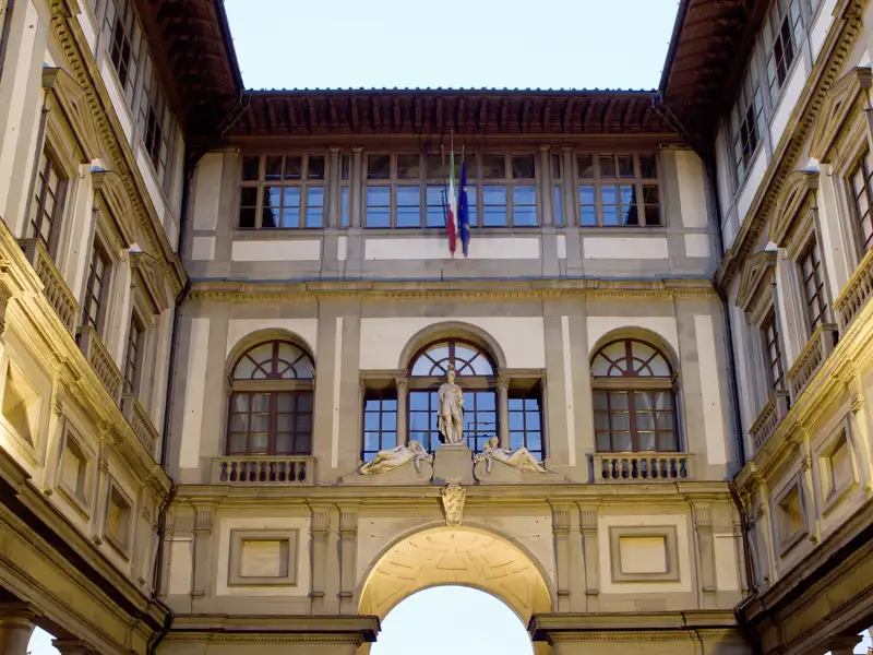 Die Uffizien in Florenz besitzen eine der wichtigsten kunsthistorischen Sammlungen der Welt.