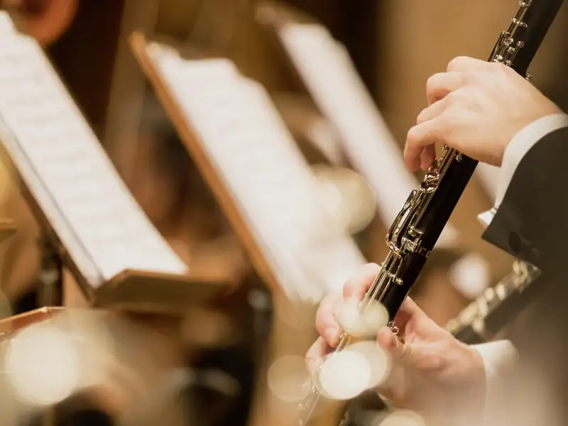 Horchen Sie den Klarinetten bei einem Besuch ins Orchester, den wir auf Ihrer Eventreise als Gruppe antreten werden.