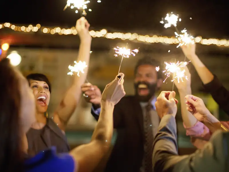 Gemeinsam starten wir auf unserer Silvesterreise als Gruppe in das neue Jahr