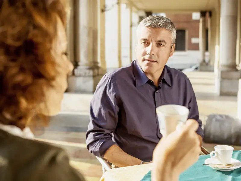 Auf unserer Studiosus-Städtereise nach Italien ist zwischen all den Kunstschätzen immer auch Zeit für eine Kaffeepause à la italiana.