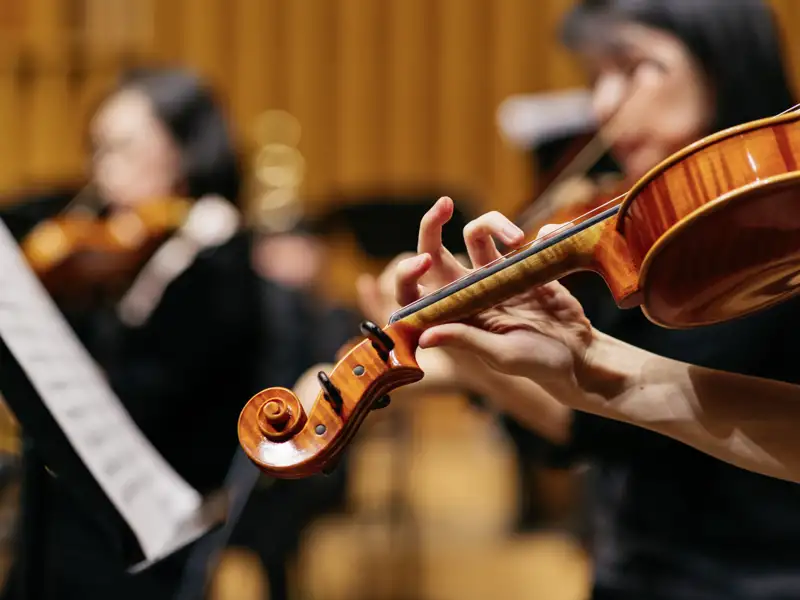 Lauschen Sie den Violinen auf Ihrer Eventreise mit Studiosus.
Ein Konzert ist einwunderbares Highlight Ihrer Gruppenreise.