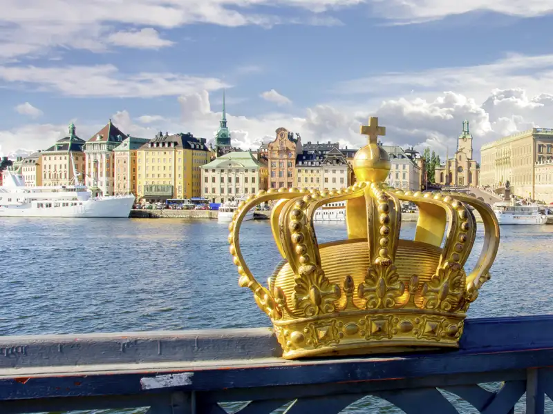 Auf unserer Gruppenreiseeise durch Skandinavien besuchen wir natürlich auch die schwedische Hauptstadt. "Beauty on Water", so nennen die Stockholmer gerne ihre Stadt.