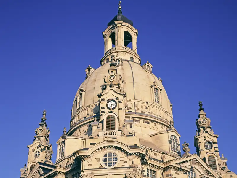 Die berühmte Dresdner Frauenkirche, ein Highlight jeder Studiosus Gruppenreise nach Dresden