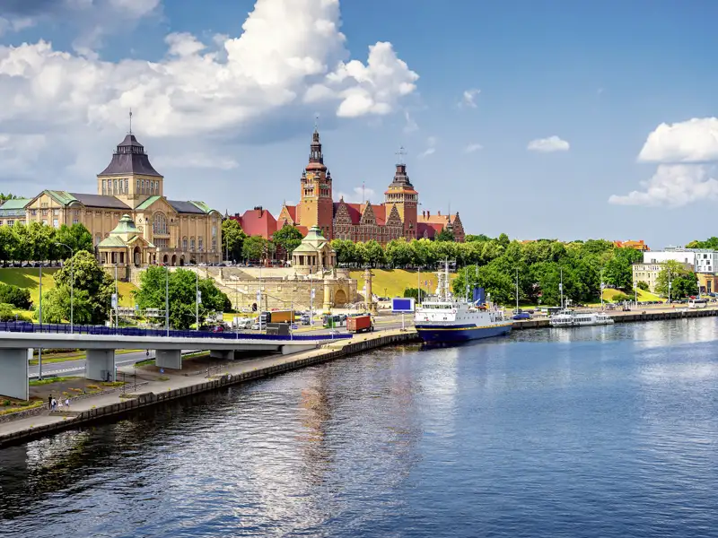 Am Ende unserer Studienreise mit dem Bus durch Polen verbringen wir einen Tag in Stettin.