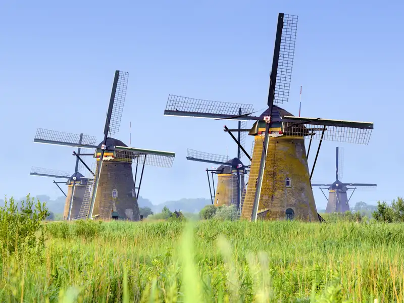 Auf unserer smart&small-Rundreise durch die Niederlande wollen wir natürlich auch die traditionellen Windmühlen sehen. In Kinderdijk haben wir auf einer Bootsfahrt die Gelegenheit dazu und treffen sogar eine Holländerin, die im Dorf lebt.